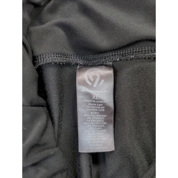 Womens Champion Leggings Joggers Athletic Pants Size XL Black Logo - Picture 11 of 13